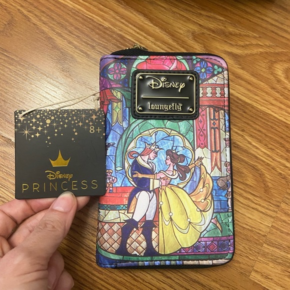 Loungefly beauty and the beast stained glass set - Picture 2 of 9